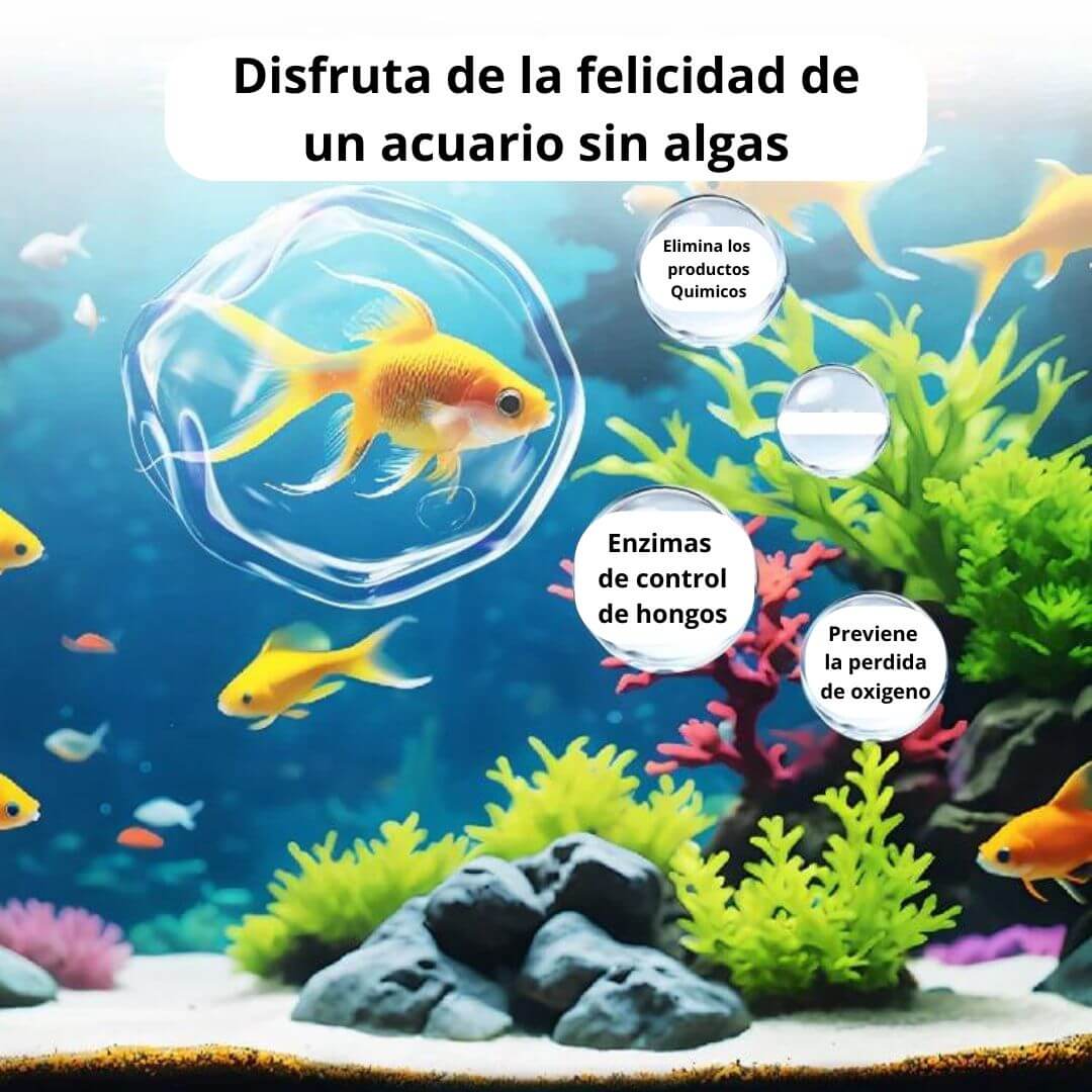 Potente clarificador de agua para acuarios
